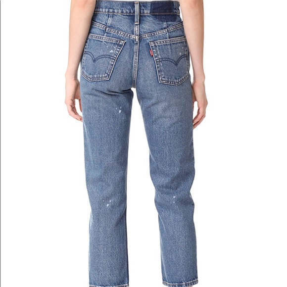 ✨LAST1 sz26 Levi’s Altered straight high Crop jean - Picture 2 of 8